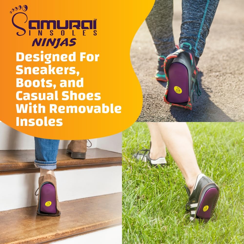 Samurai Insoles Ninjas under-insole placement delivers stable arch support