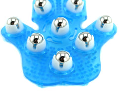 SAMYO soft PVC brush back enables soothing massage in shower.