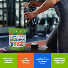 Close-up on SAN Rawfusion complete amino acids and BCAAs