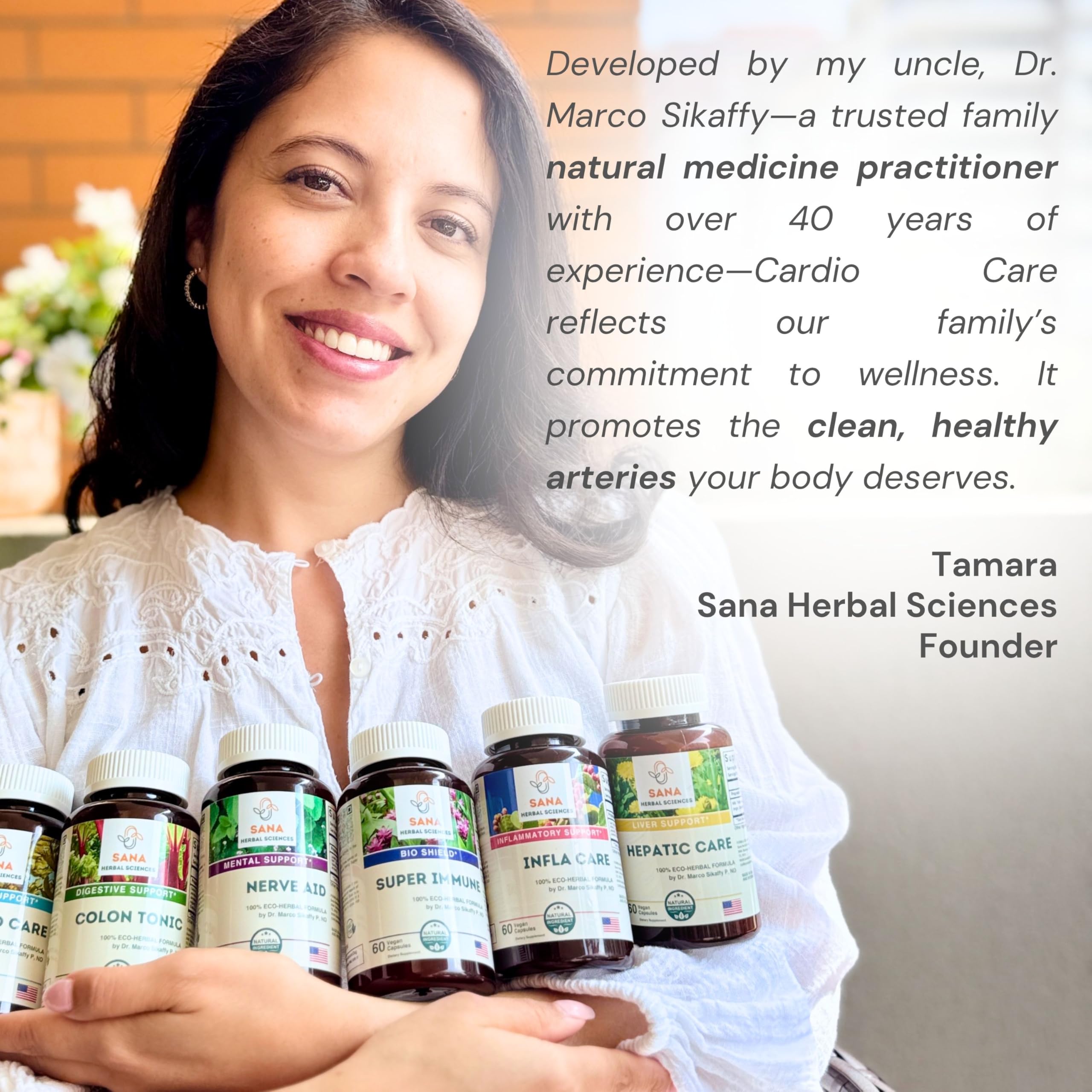 Sana HS daily routine image suggesting simple integration into heart-healthy habits.