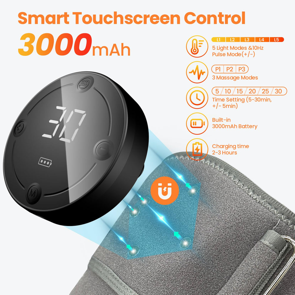 SanaTech knee brace cordless controller with 3000mAh battery for easy control.
