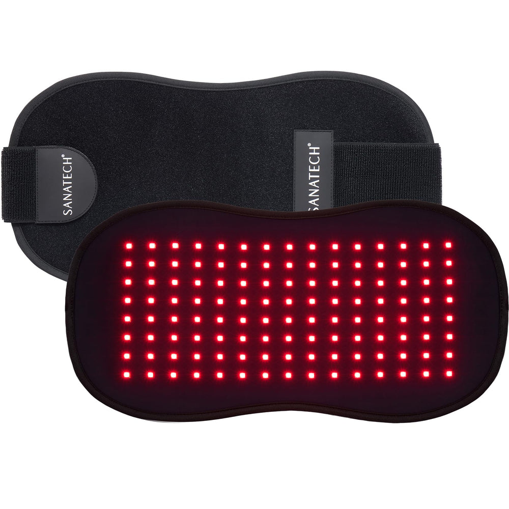 SanaTech red light therapy belt back wrap supports targeted relief and comfort