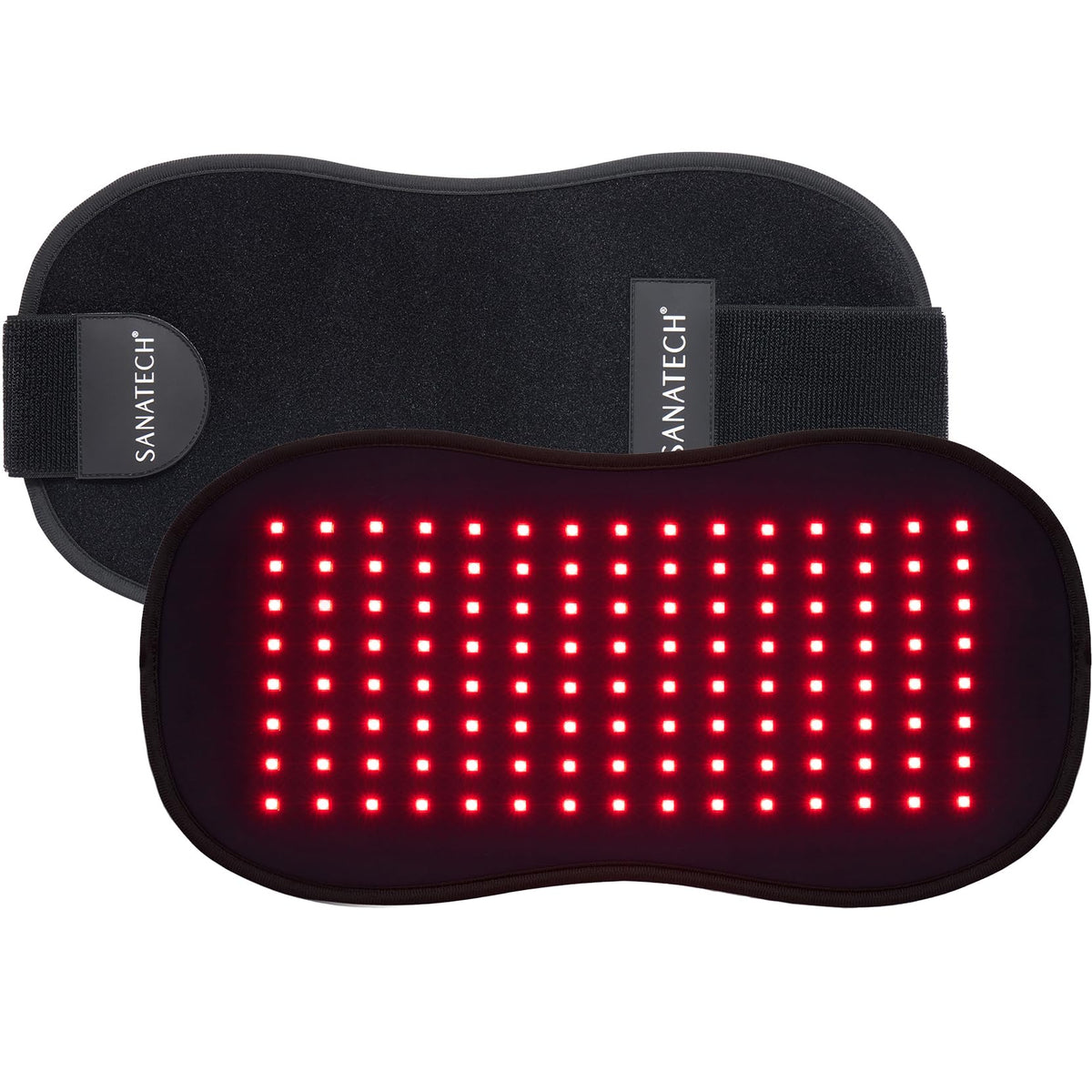 SanaTech red light therapy belt back wrap supports targeted relief and comfort