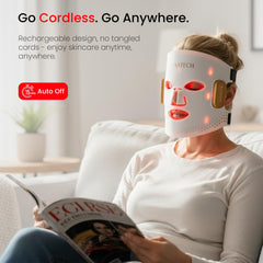 SanaTech silicone mask offers a soft, comfortable fit during sessions