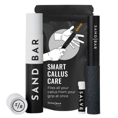 SandBar Callus Remover File shows hand grip for smoother skin