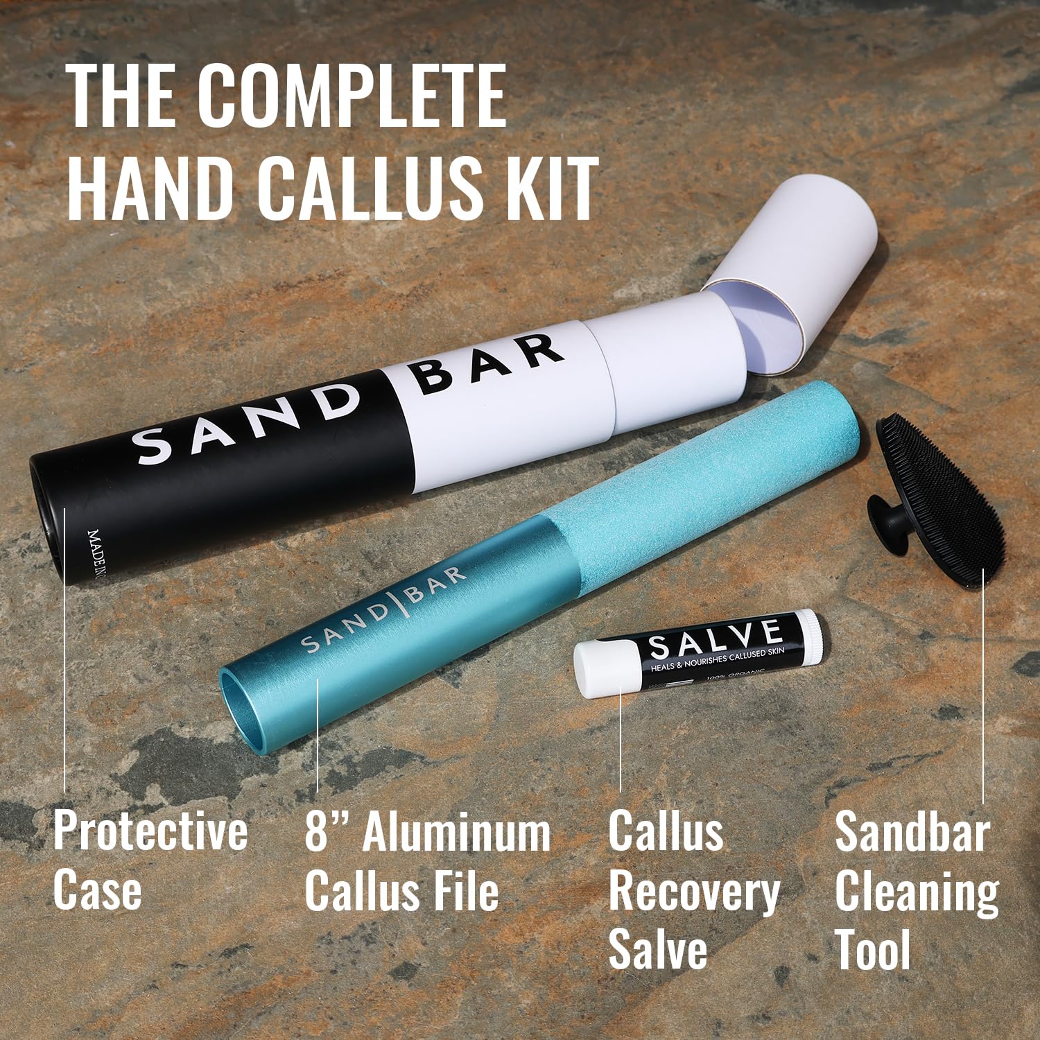 SandBar Callus Remover Tool athlete use for comfortable training.