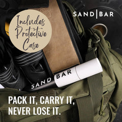 SandBar Callus Remover Tool nourishing salve included for skin care.