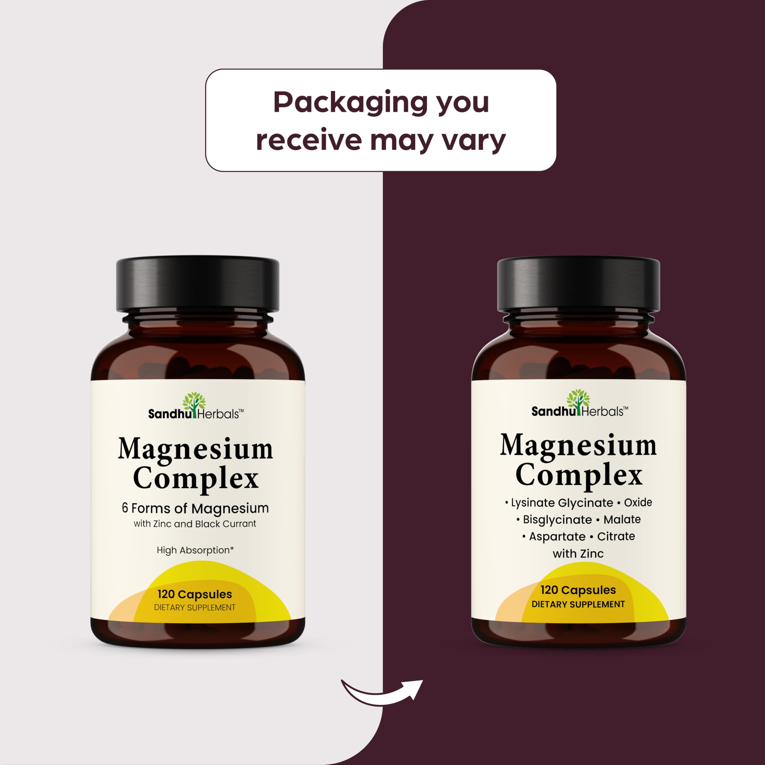 Storage scene with SandhuHerbals Complete Magnesium Complex bottle in a kitchen cabinet