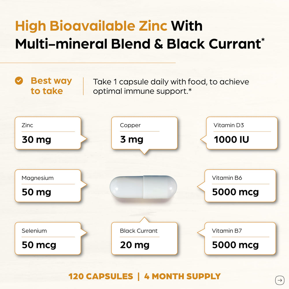 SandhuHerbals immune support minerals and vitamins in a capsule