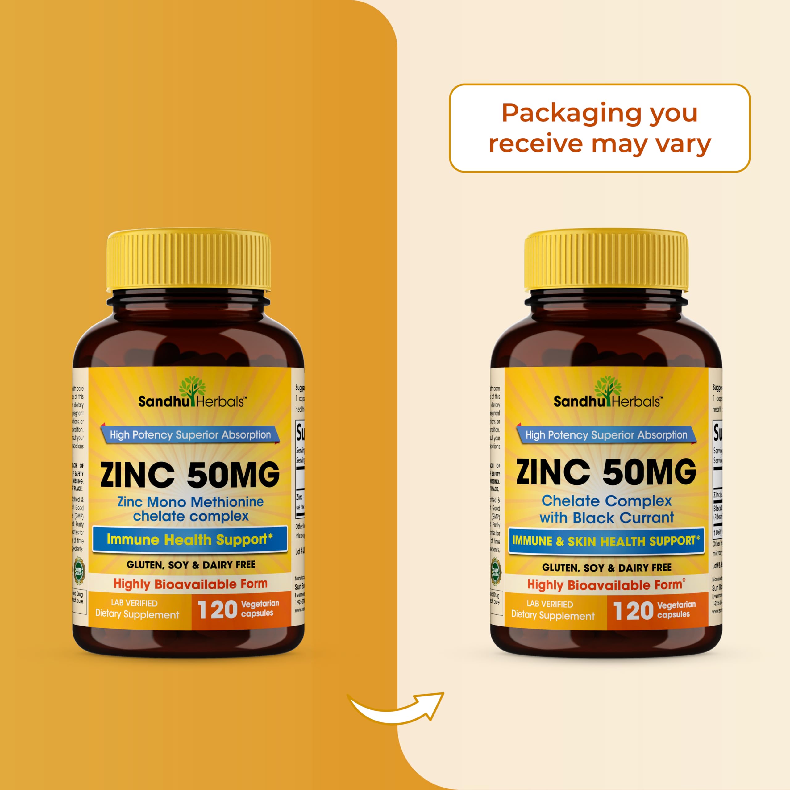 Sandhu Herbals Zinc 50mg capsules subscribe and save offer