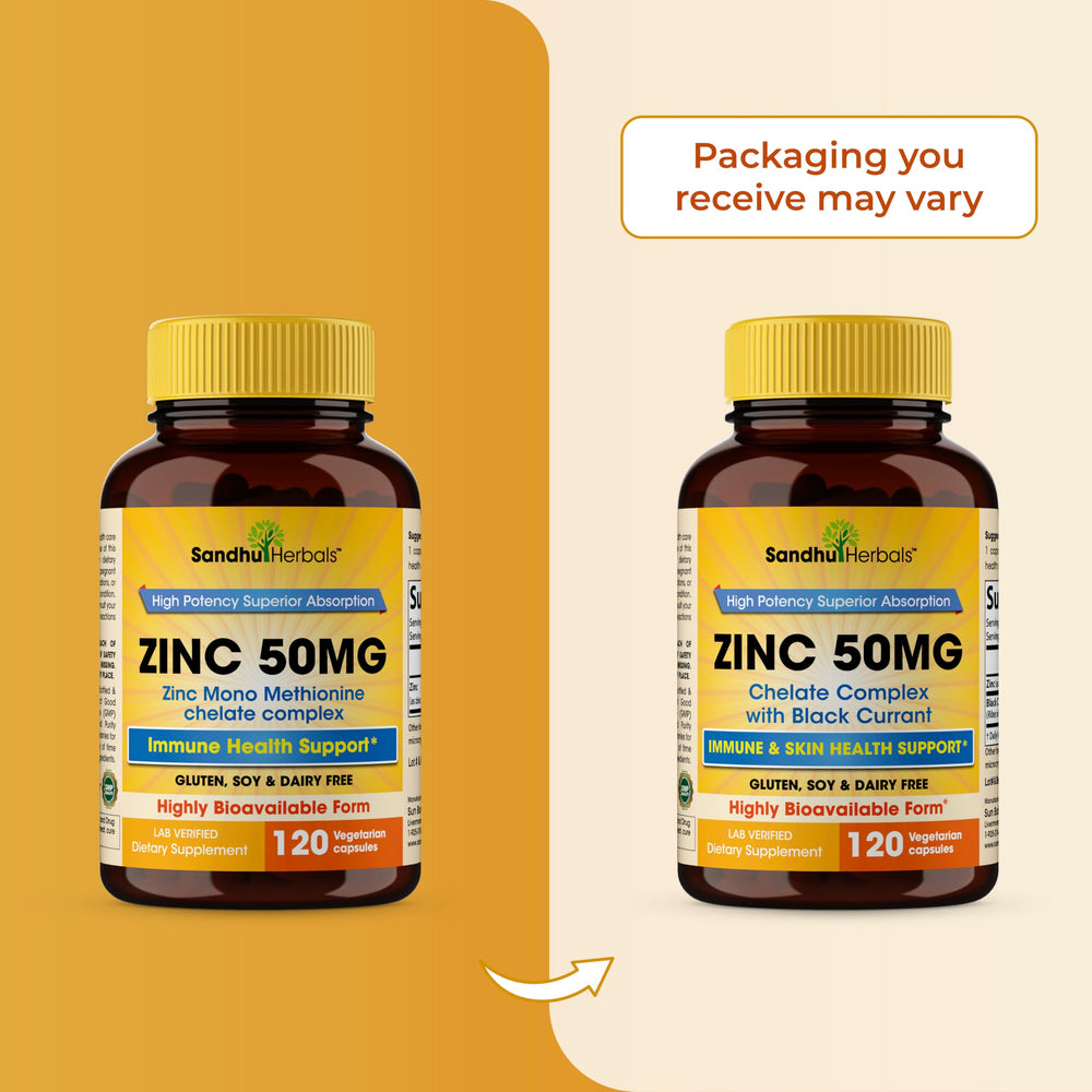 Sandhu Herbals Zinc 50mg capsules subscribe and save offer
