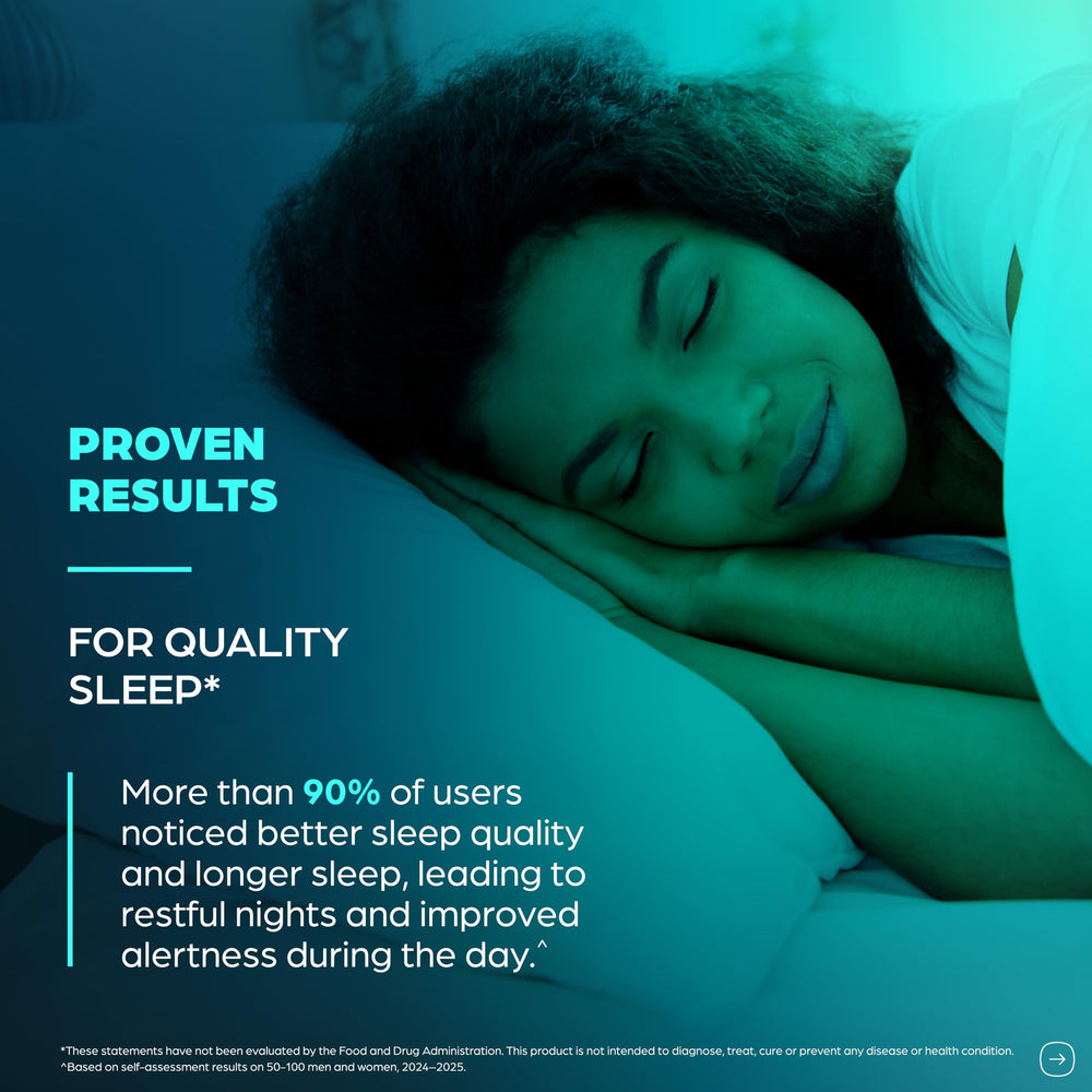 Evening routine scene with bottle and glass promotes sleep support.