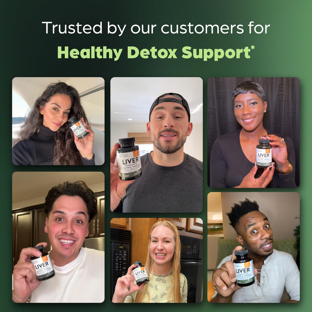 Subscription-ready Sandhu's Liver Cleanse packaging for ongoing wellness.