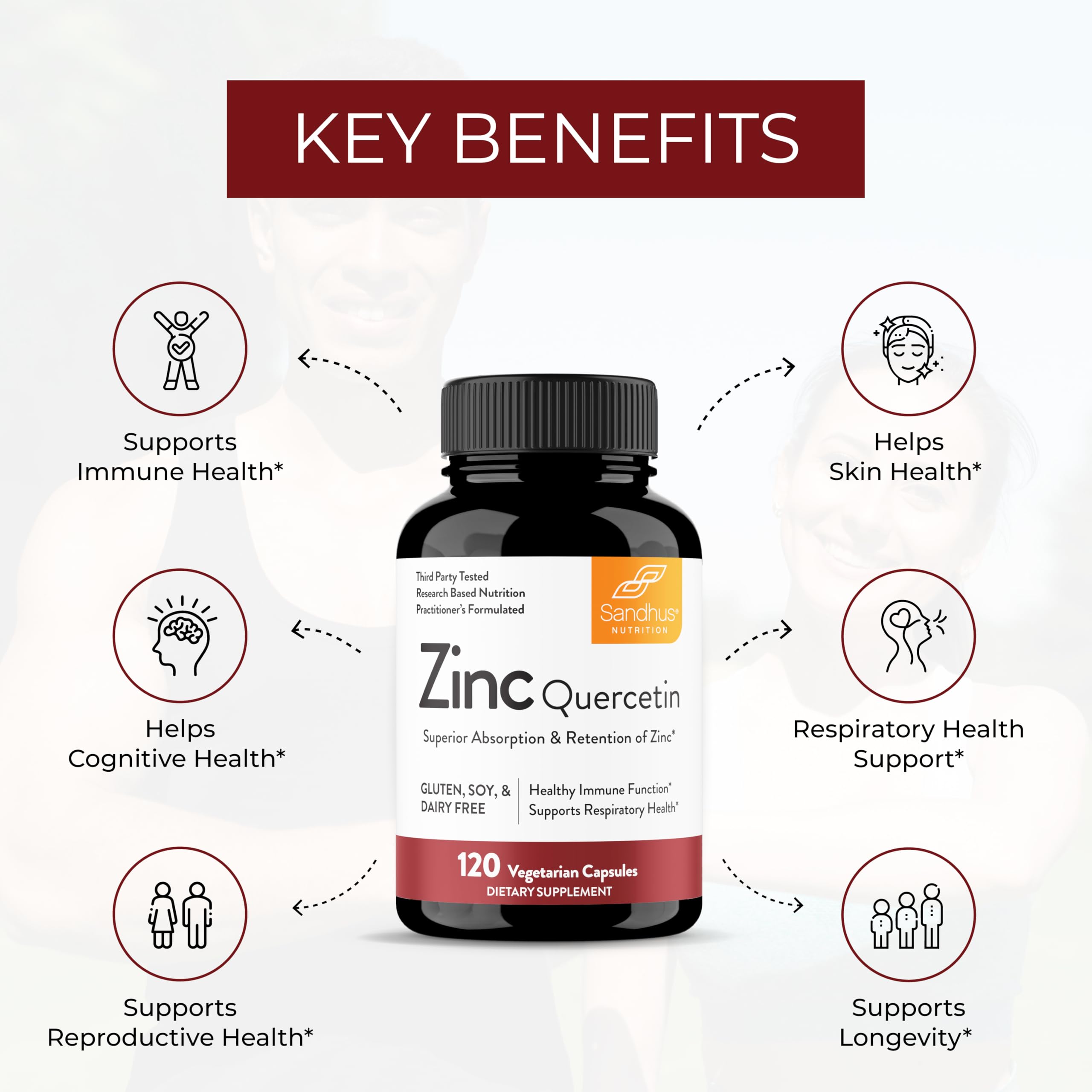 Sandhu's Zinc Quercetin in a pill organizer for routine immune support.