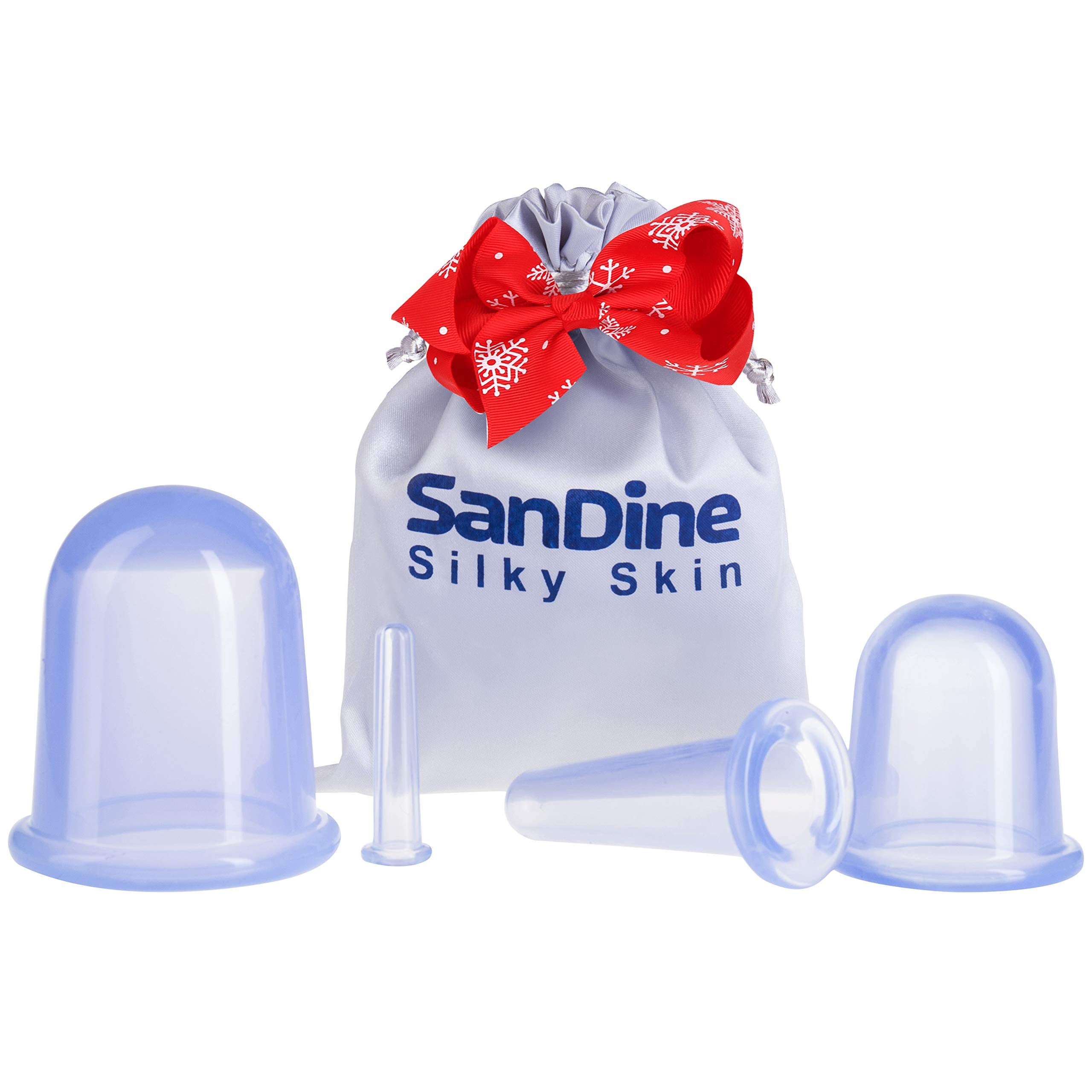 SanDine Silky Skin body cupping set of four cups for promoting circulation