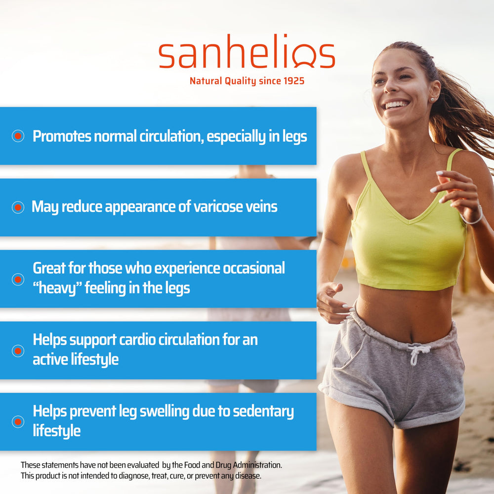 Sanhelios Circu Caps softgel capsule image highlighting easy daily use with meals