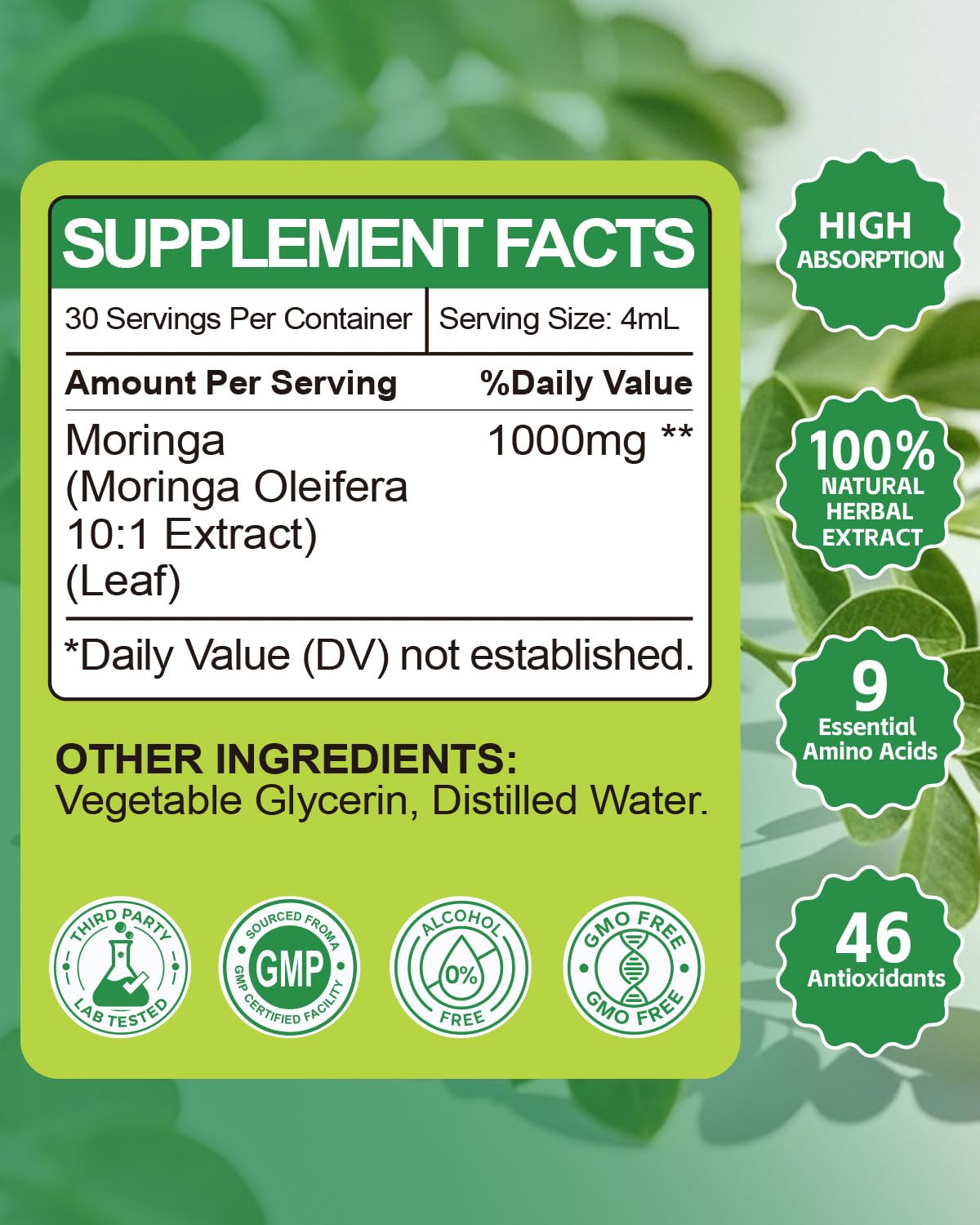 SANSICE highlighting plant-based nutrients including vitamins and minerals.