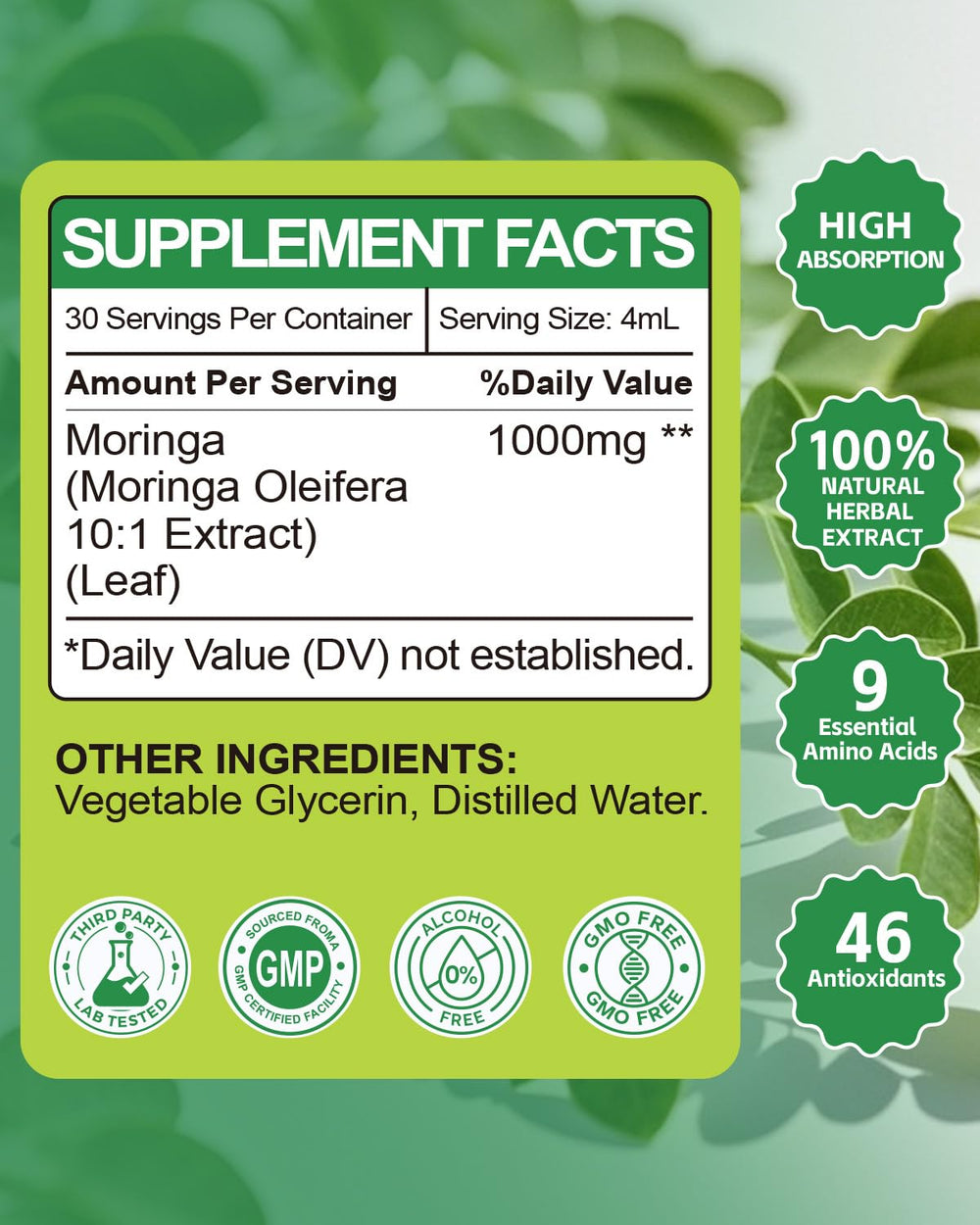 SANSICE highlighting plant-based nutrients including vitamins and minerals.