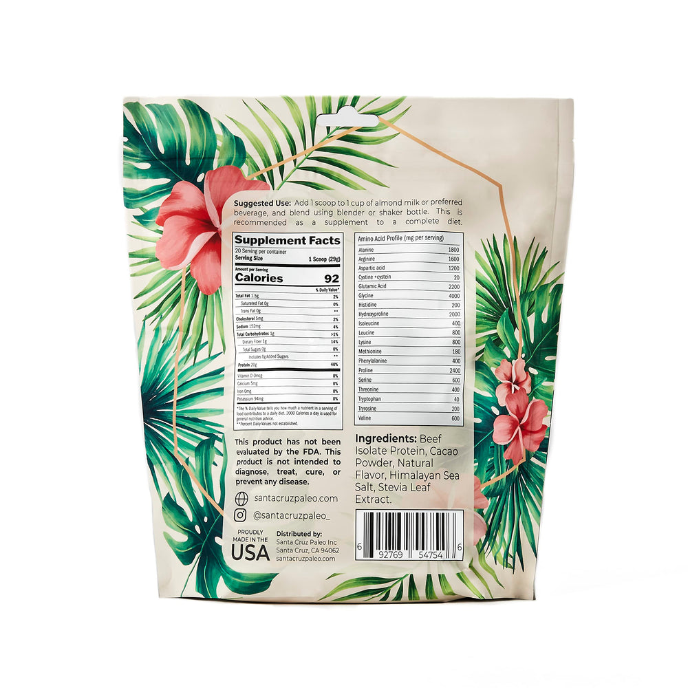 Santa Cruz Paleo 20g protein per serving for daily nutrition