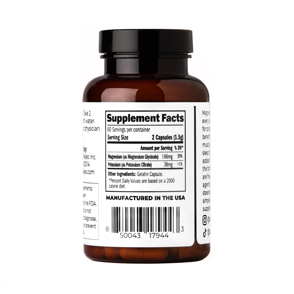 Santa Cruz Paleo bottle label closeup shows clean ingredients for keto and paleo diets.