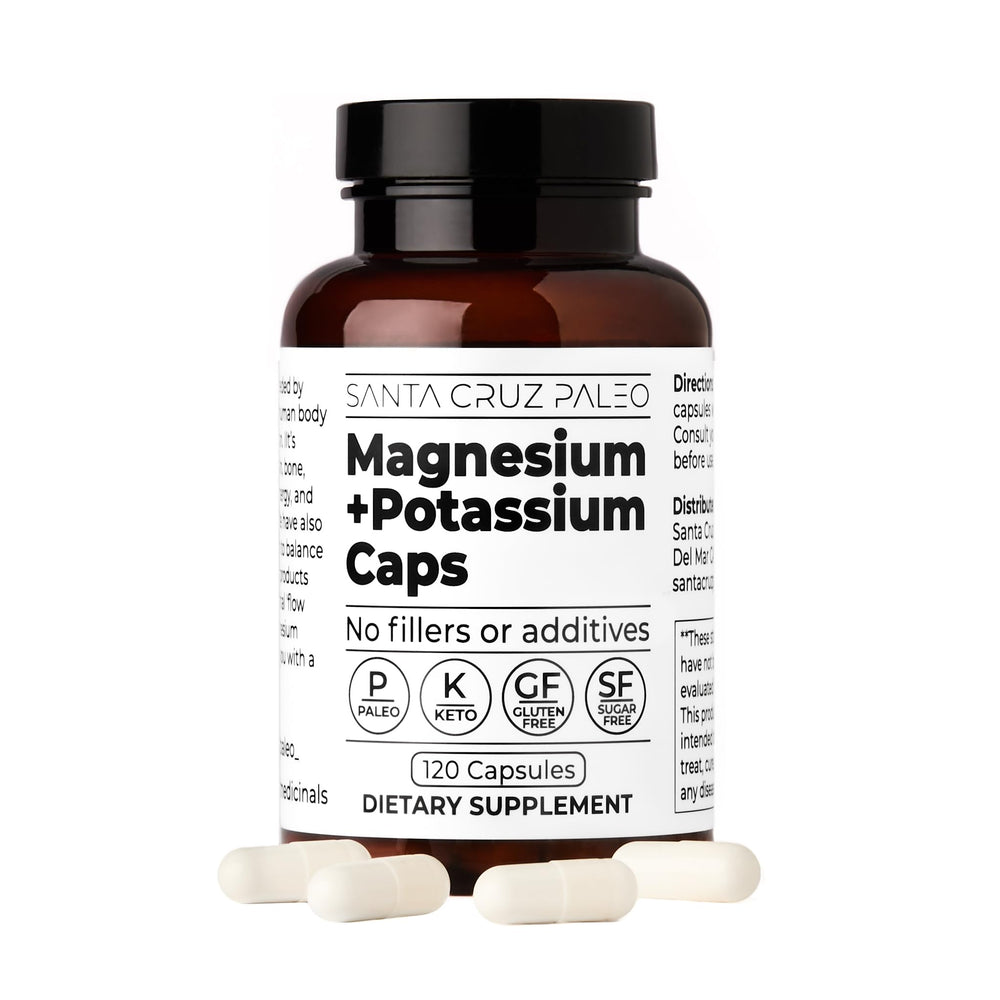 Santa Cruz Paleo daily-use capsules shown as part of a simple wellness routine.