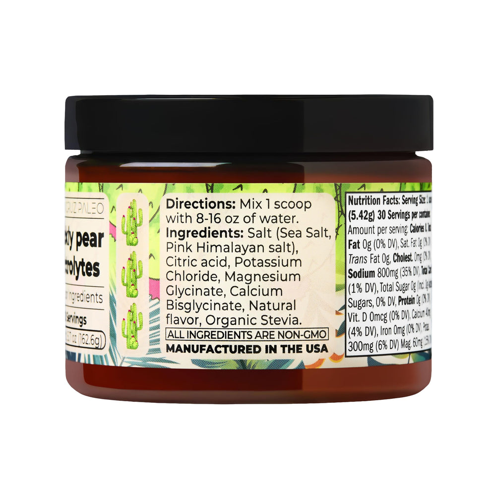 Close-up of magnesium glycinate and potassium chloride in Santa Cruz Paleo Electrolyte.