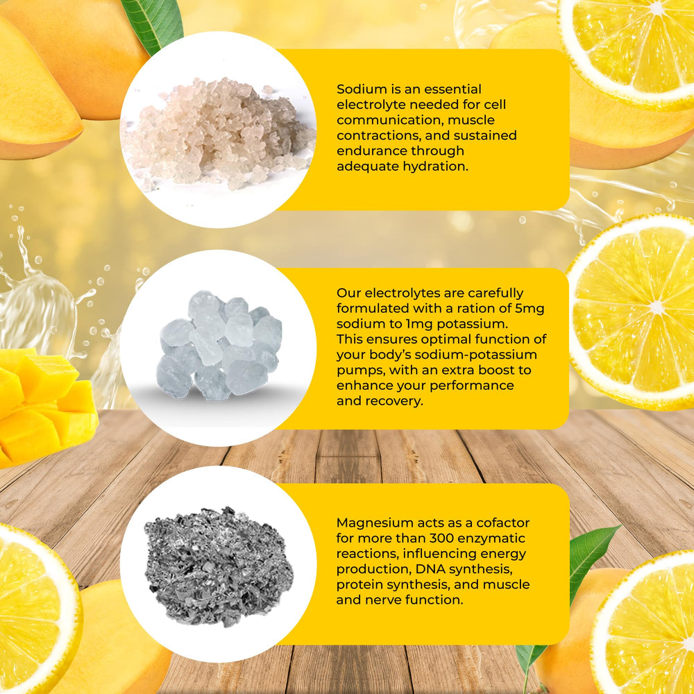 Santa Cruz Paleo Electrolyte Mango Lemonade glass of water refreshing