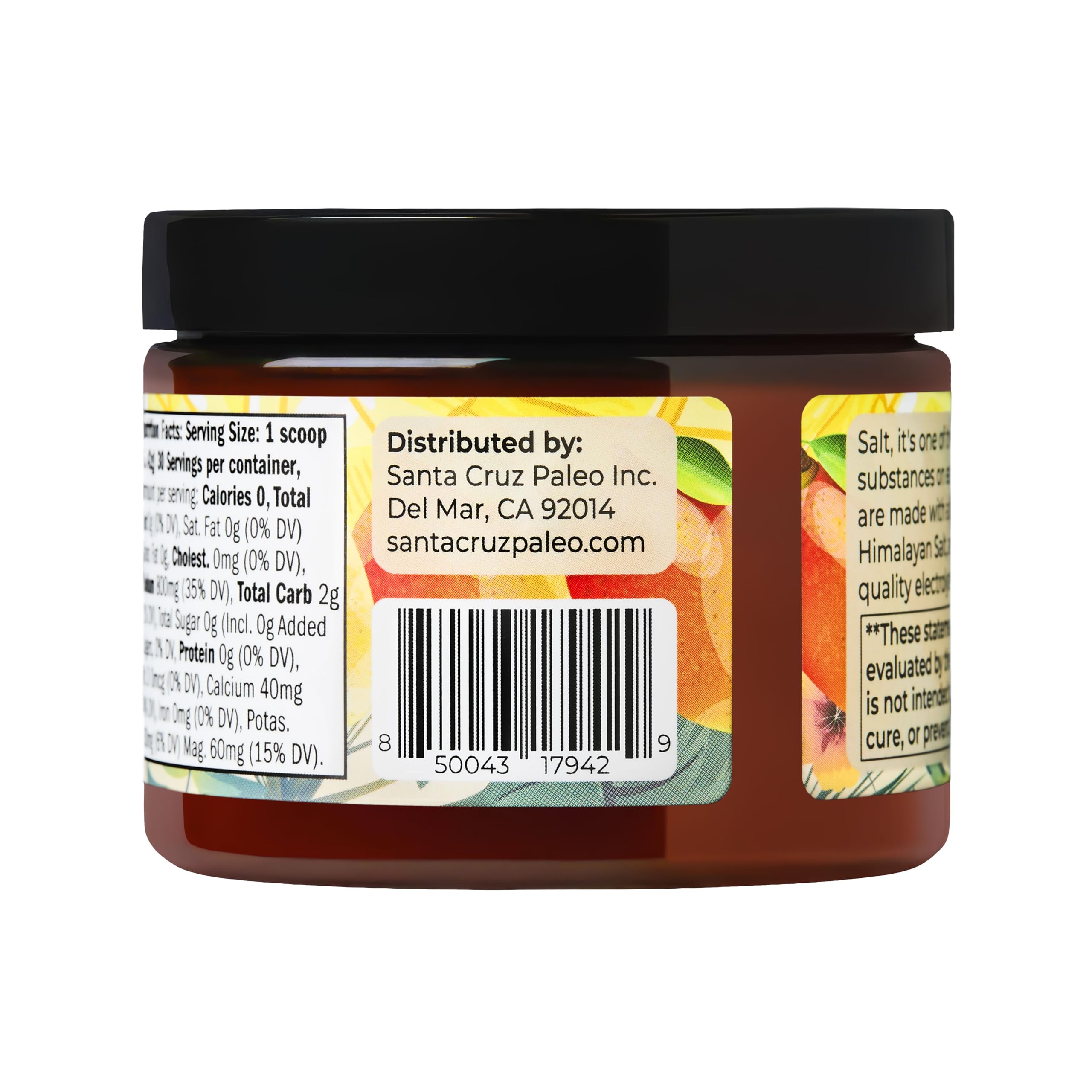 Santa Cruz Paleo Electrolyte Mango Lemonade stirring with straw