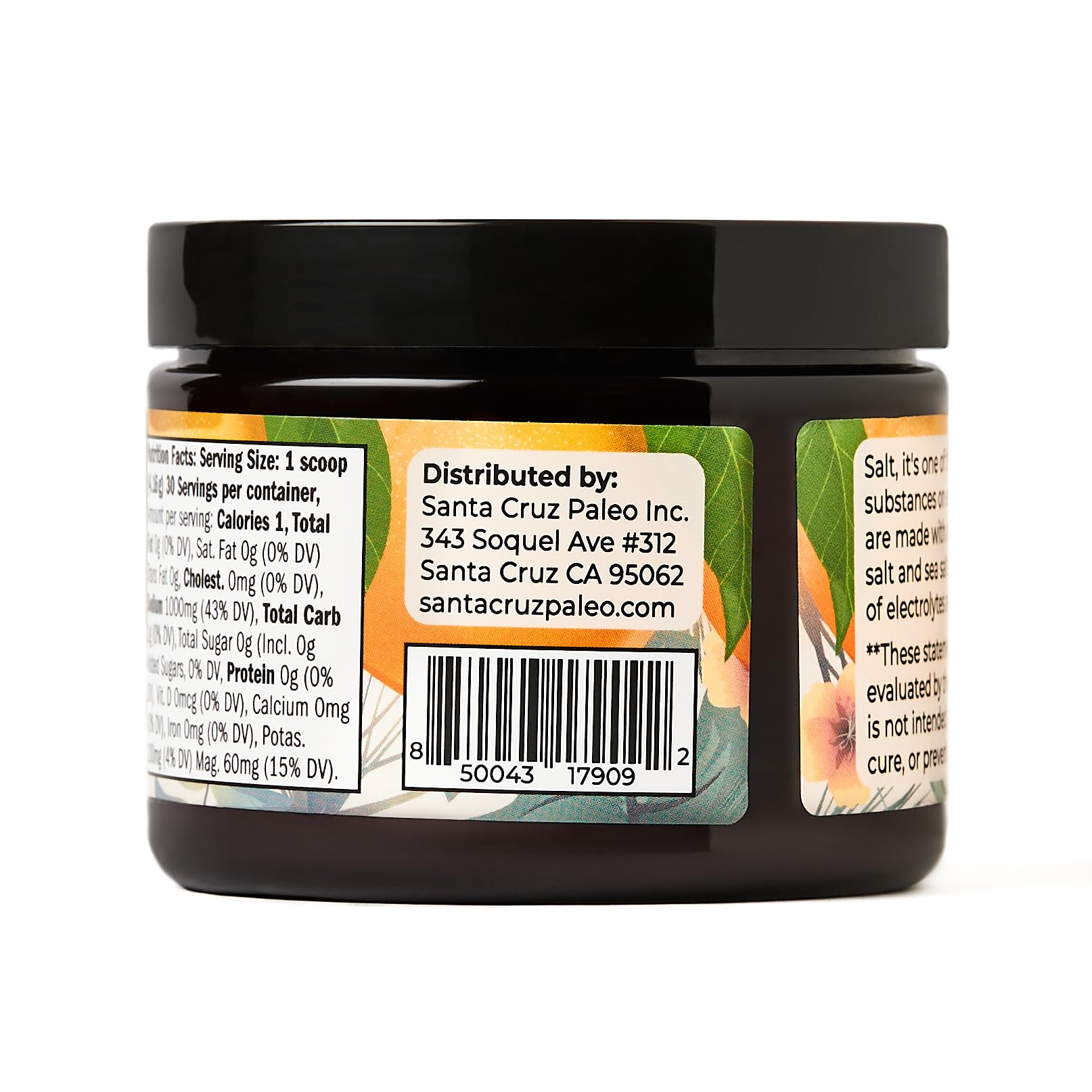 Santa Cruz Paleo Electrolyte Powder at desk for daily hydration.