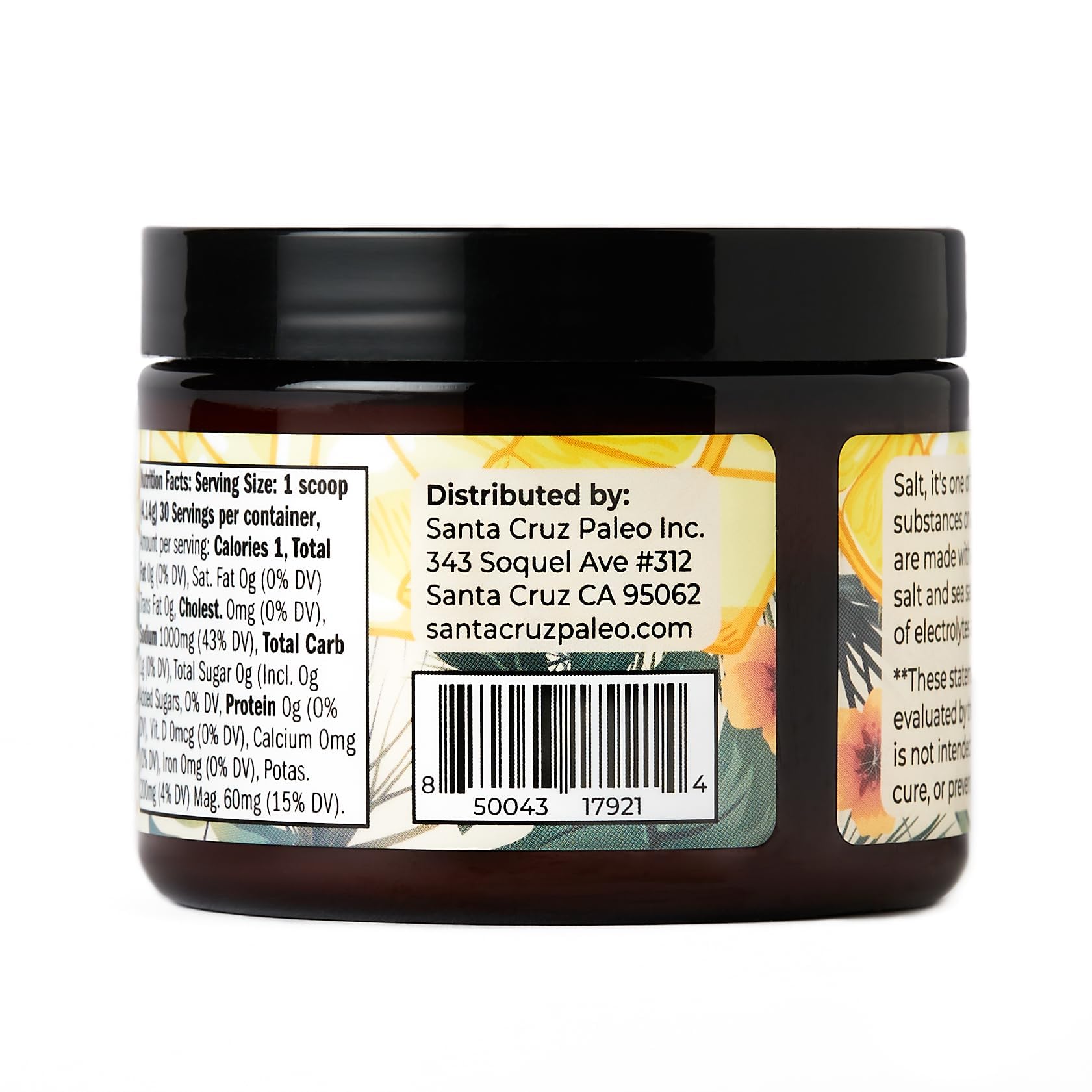 Travel-friendly packaging for on-the-go hydration with Santa Cruz Paleo