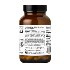 Santa Cruz Paleo NAC + ALA label close-up, signaling clean gluten-free formula.