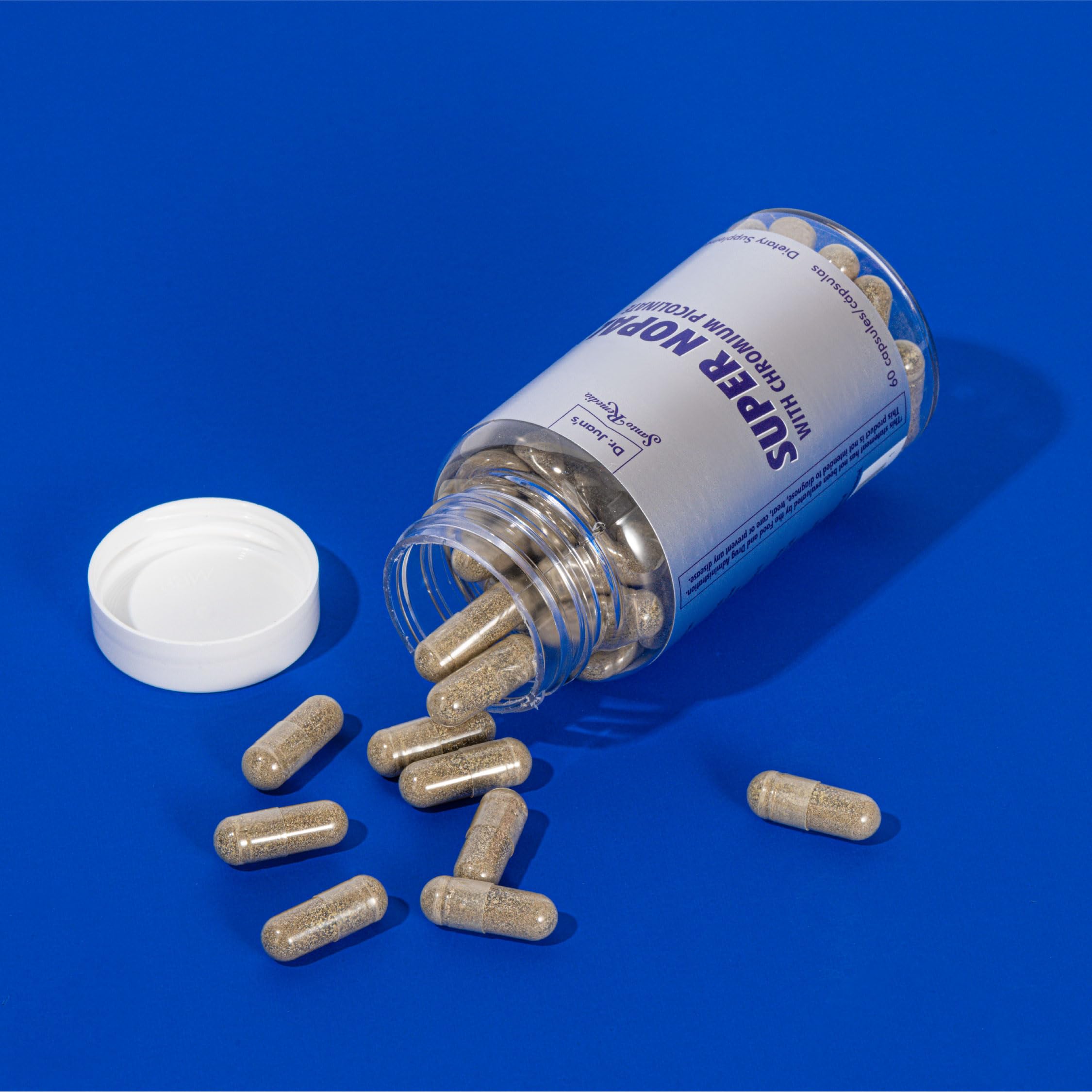 Exclusive Santo Remedio formula label on bottle communicates trusted plant-based care