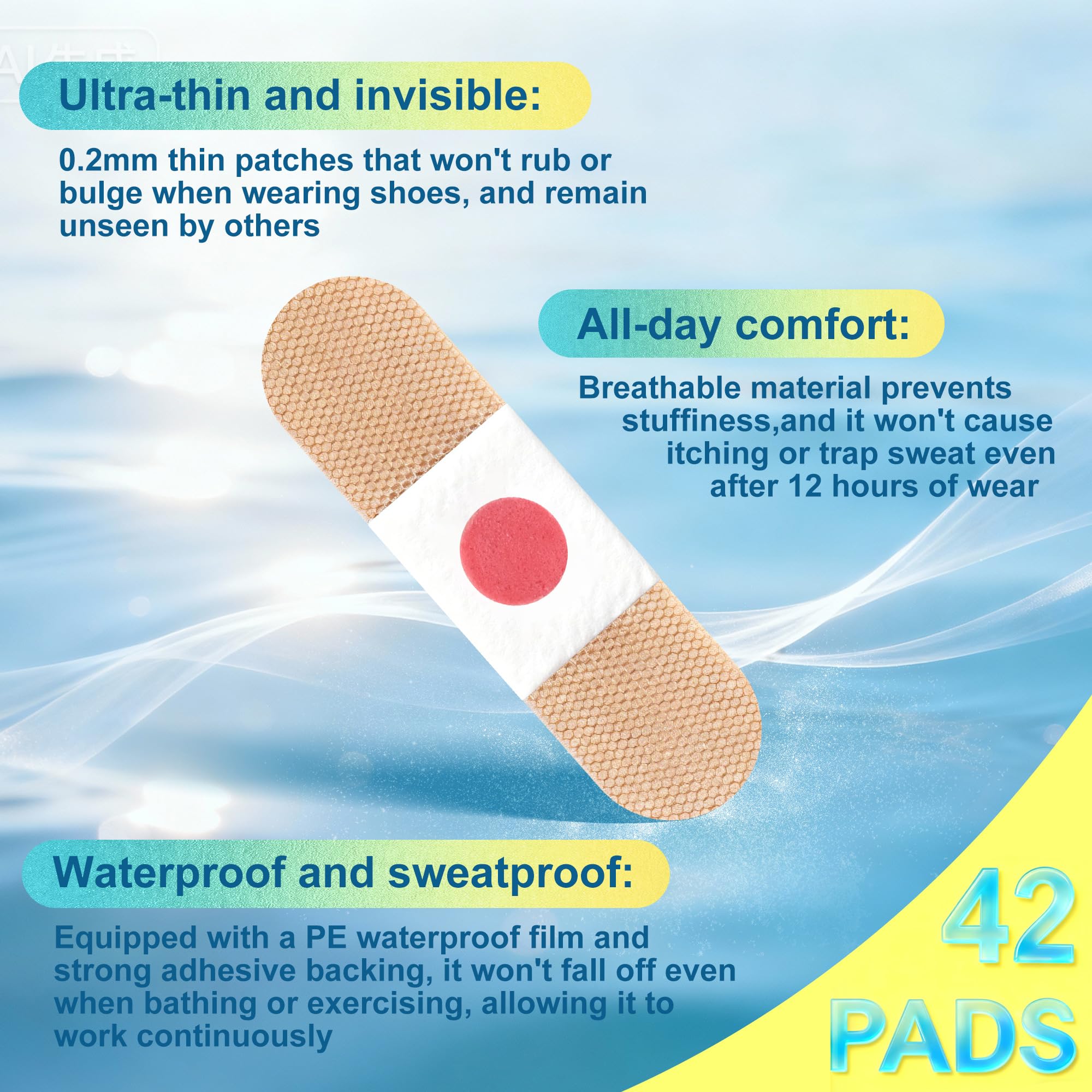 Sanuscode wart remover pads designed for plantar wart care