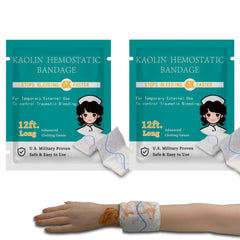 Sapbontchi Quick Clot Gauze 3x12.5 inch pack for rapid wound packing