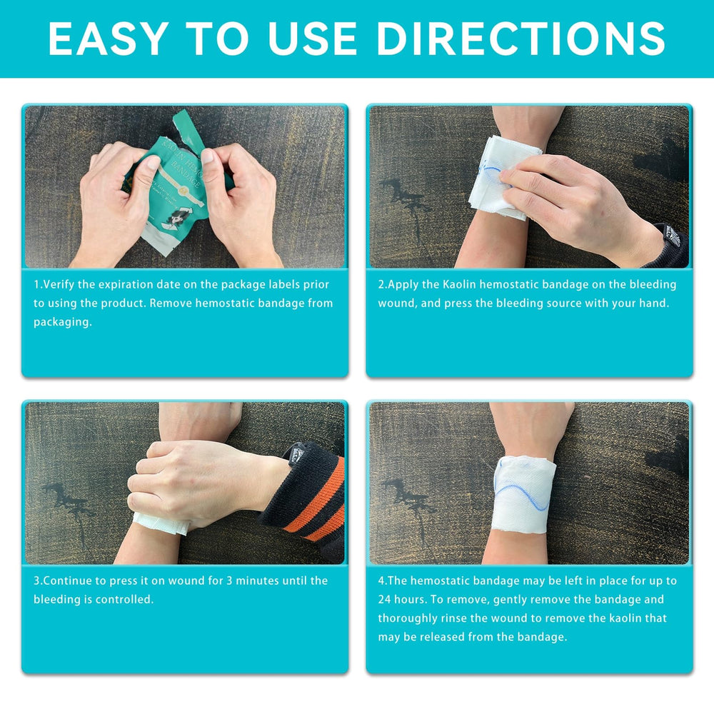 Sapbontchi Quick Clot Gauze aids post-incident cleanup and organization.