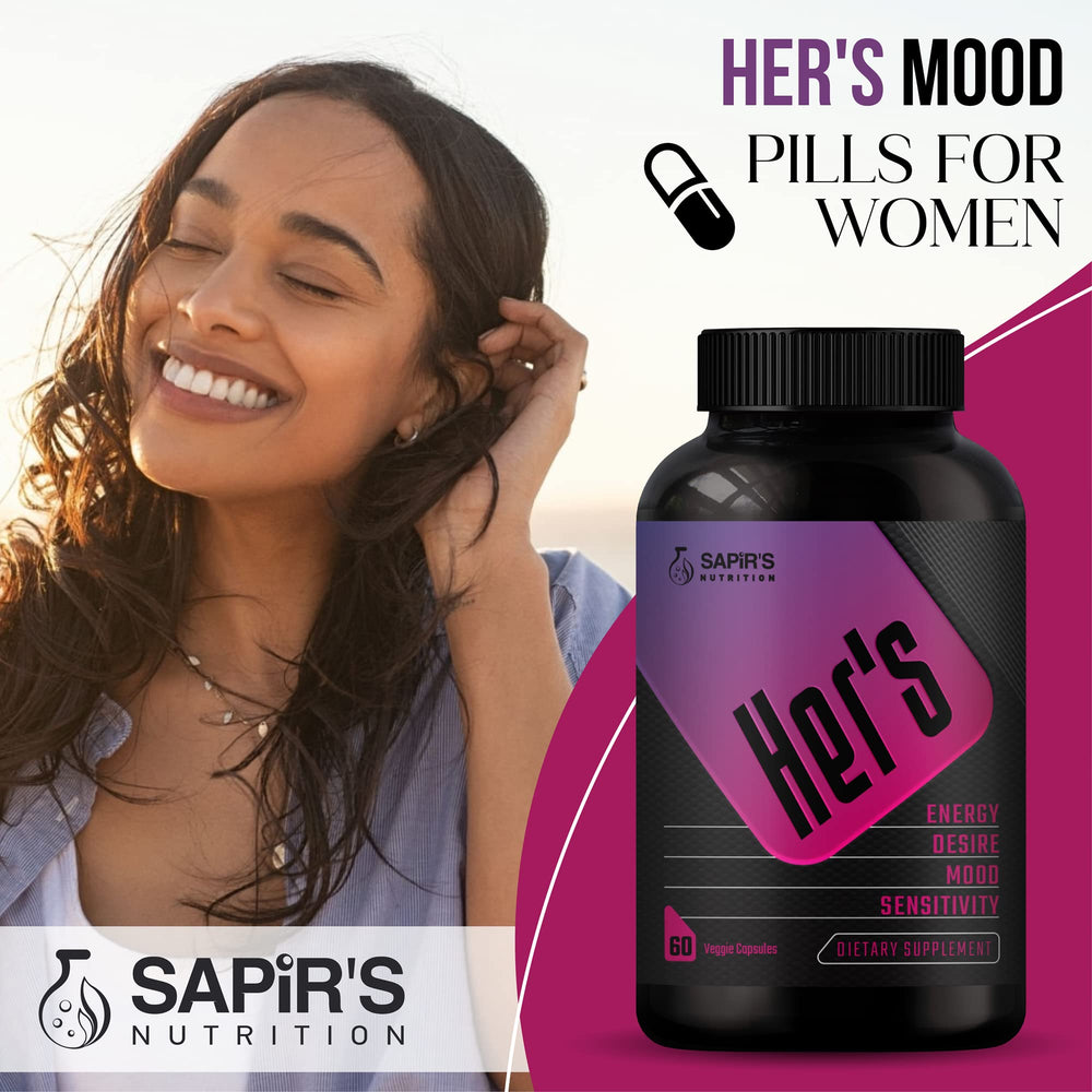 Sapir's Nutrition Hers ingredients list features horny goat weed among botanicals.