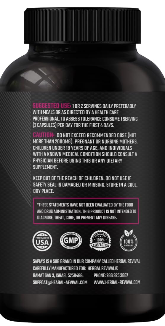 Sapir's Nutrition Hers product shot conveys trust and wellness possibilities.