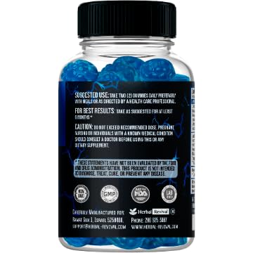 Close-up label on Sapir's Gummies shows third-party testing for purity.