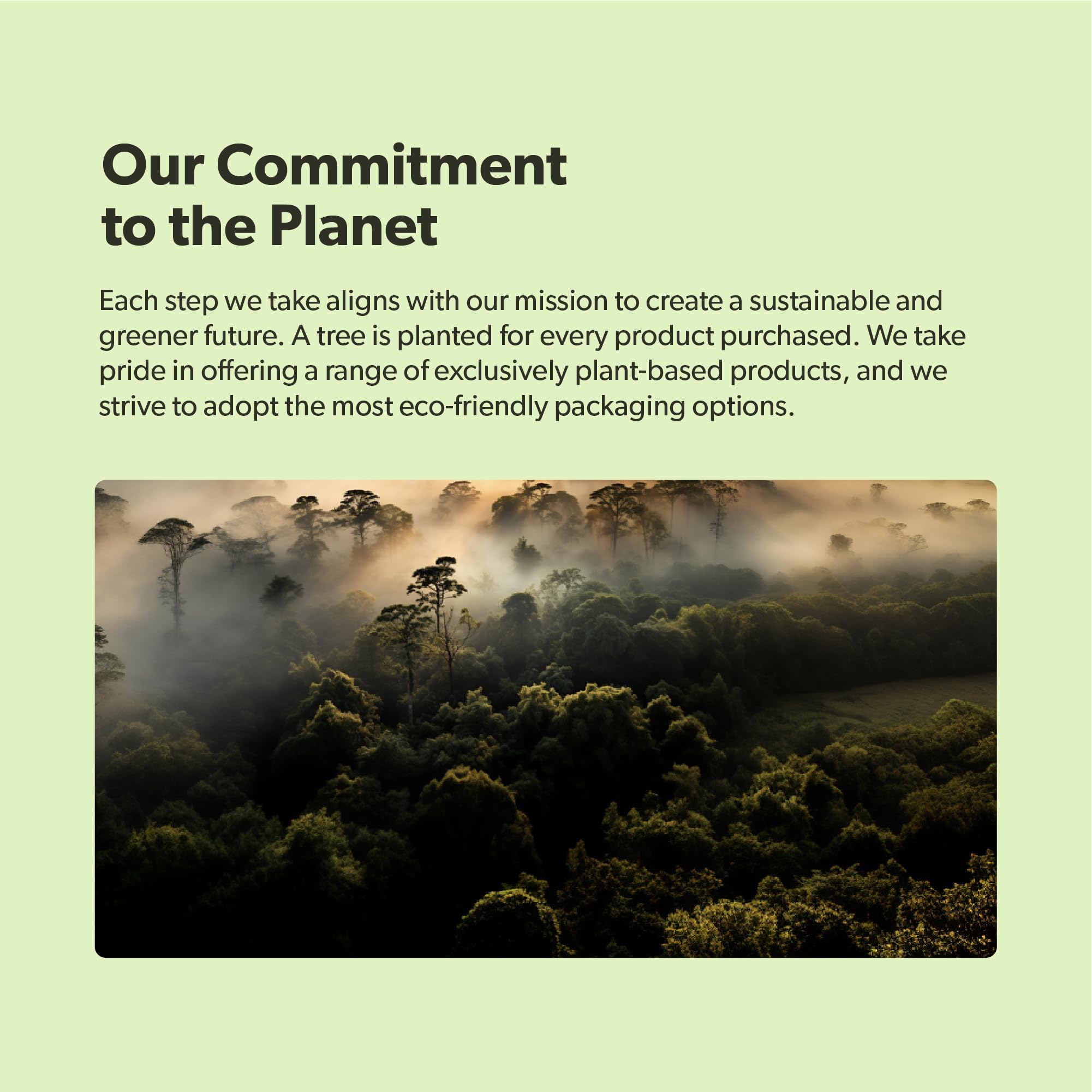 Sapling's one bottle, one tree icon represents eco-friendly initiative.