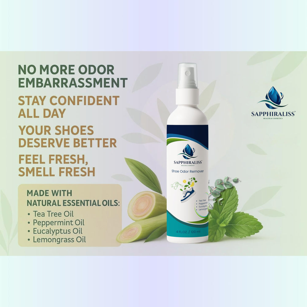 SAPPHIRALISS sock and sports gear refresh with essential oils