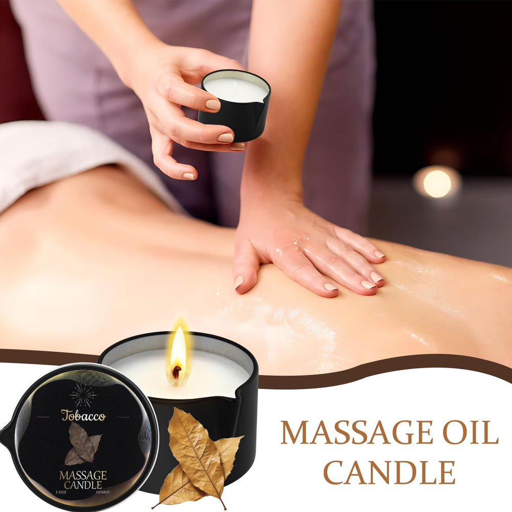 Sariiraw coconut scent massage candle in a relaxing care routine