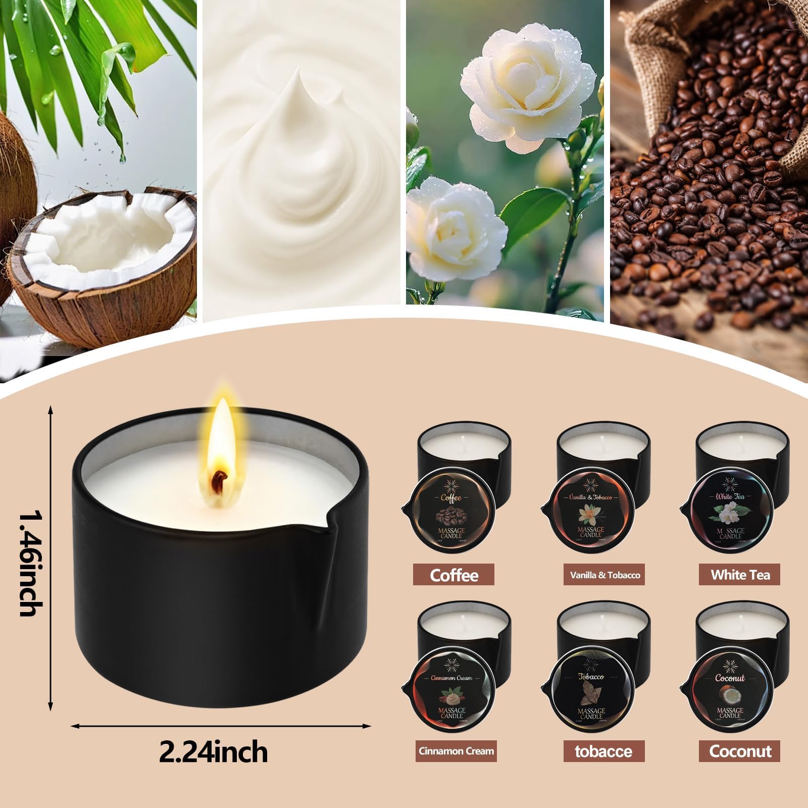 Sariiraw massage candle melting into warm oil for soothing skin massage