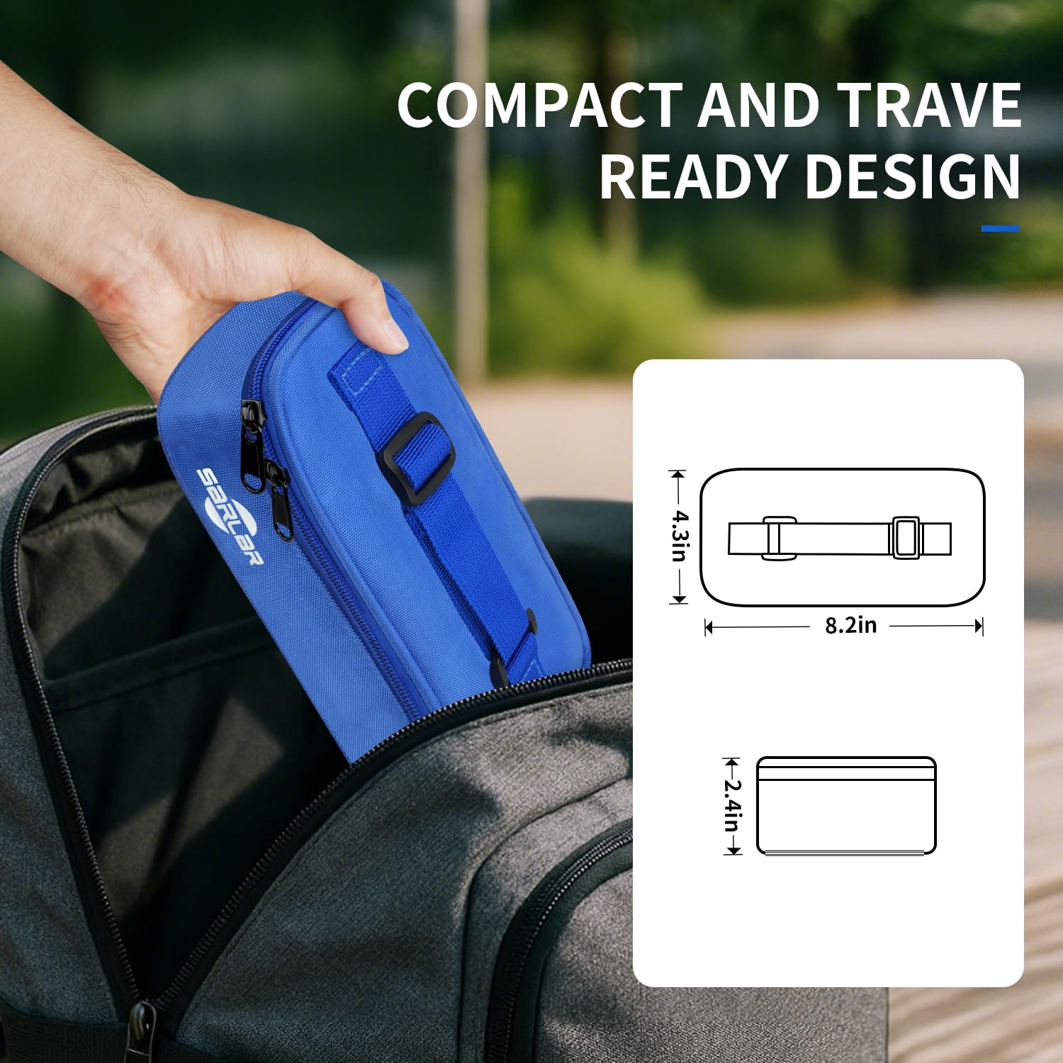 sarlar insulin cooler TSA-friendly design for airport security
