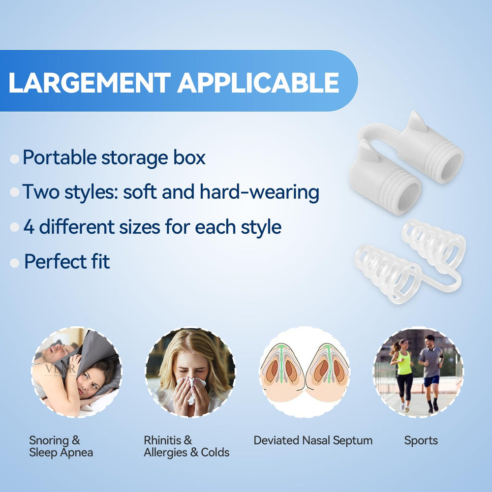 SARSWBBHI breathable nose vents stay in place for a restful night.
