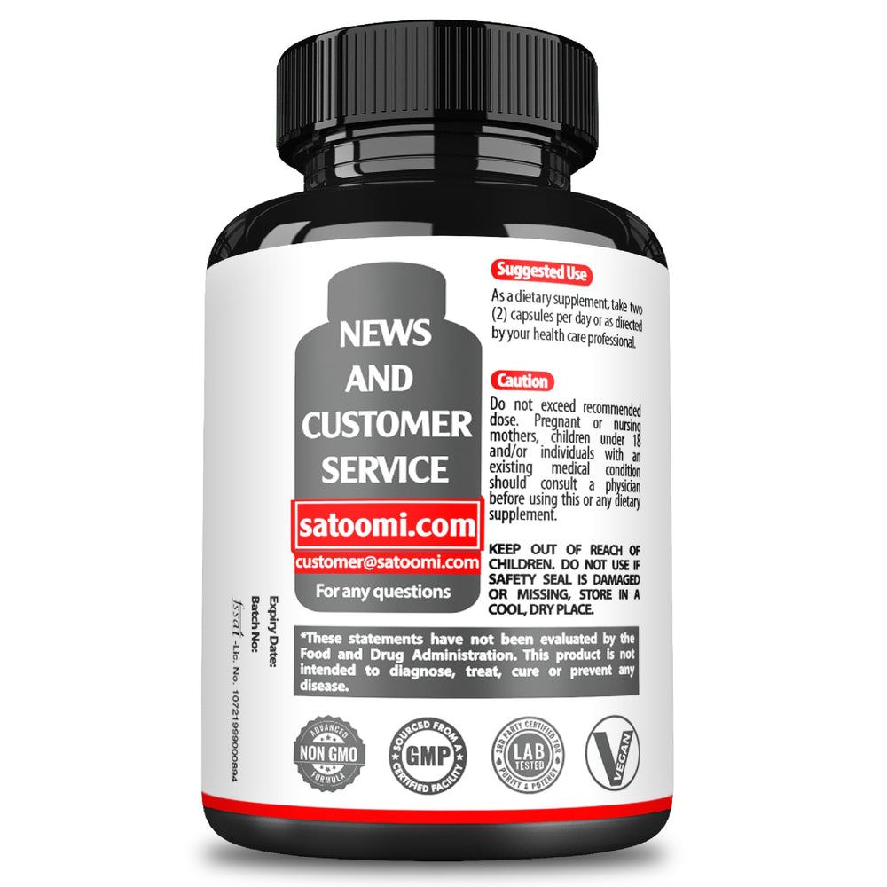 Satoomi NAD NR bottle with packaging, reliable branding for daily supplementation.