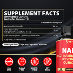 Capsules close-up highlighting the 3in1 formula for energy support