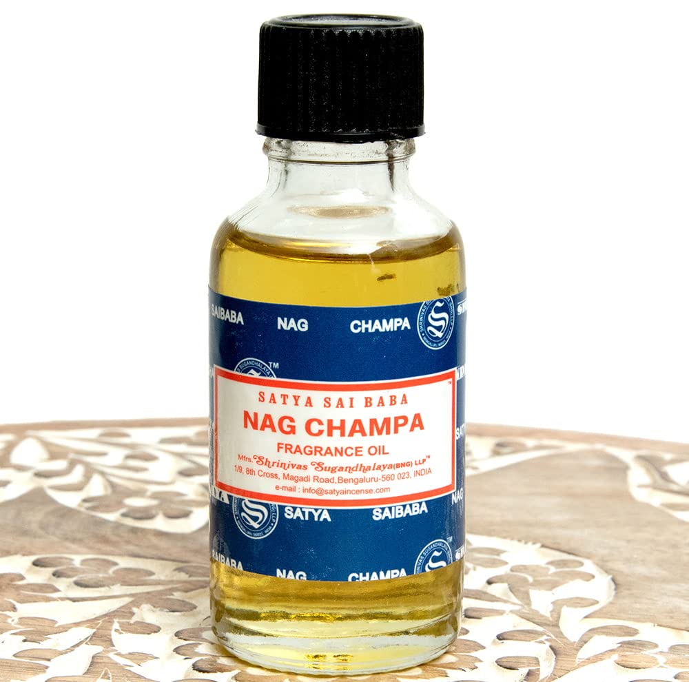 Satya Sai Baby Nag oil in diffuser promoting calm atmosphere