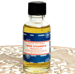 Satya Sai Baby Nag oil in diffuser promoting calm atmosphere