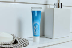 Savlon Antiseptic Cream 30g texture shown on skin