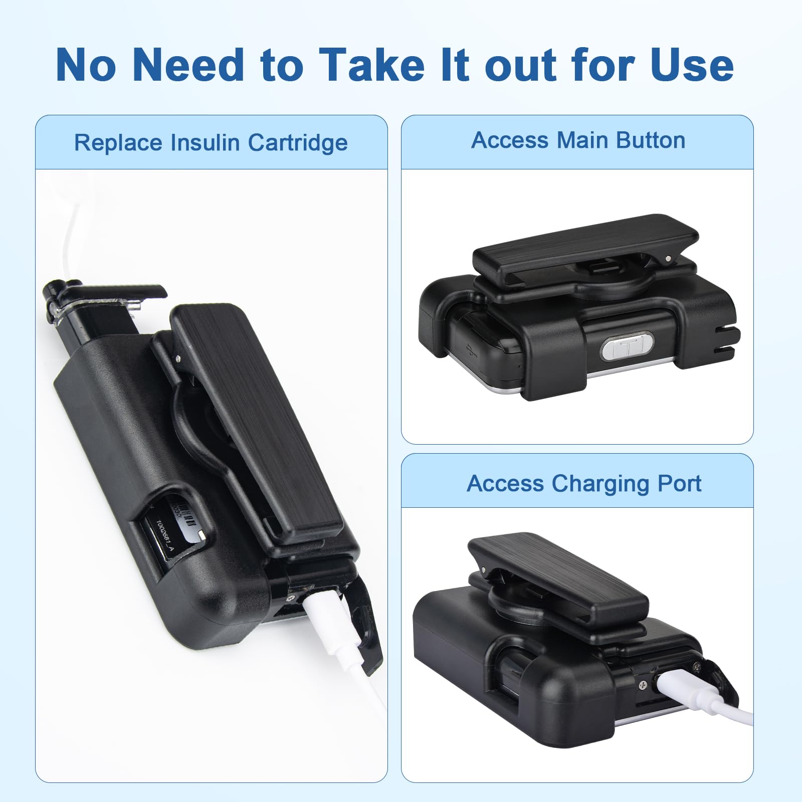 SavvyBloom Tandem tslim X2 case demonstrates tubing management for tidy setup.
